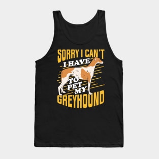 Greyhound Dog Lover Gift Tank Top